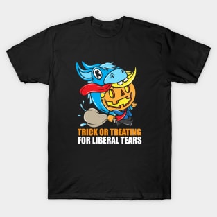 Liberal Tears Donald Trump Halloween Design T-Shirt